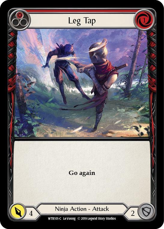 Leg Tap (Red) [WTR101-C] (Welcome to Rathe) Alpha Print Rainbow Foil