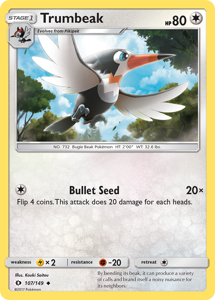 Trumbeak (107/149) [Sun & Moon: Base Set]