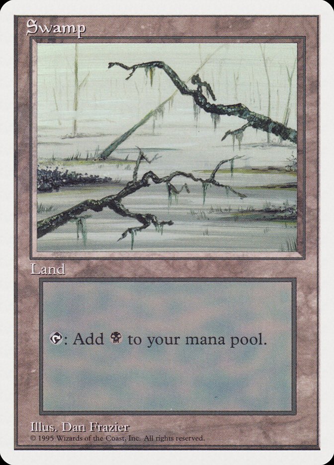 Swamp (Gray Water, Light Fog) (1995 Reprint) [Rivals Quick Start Set]