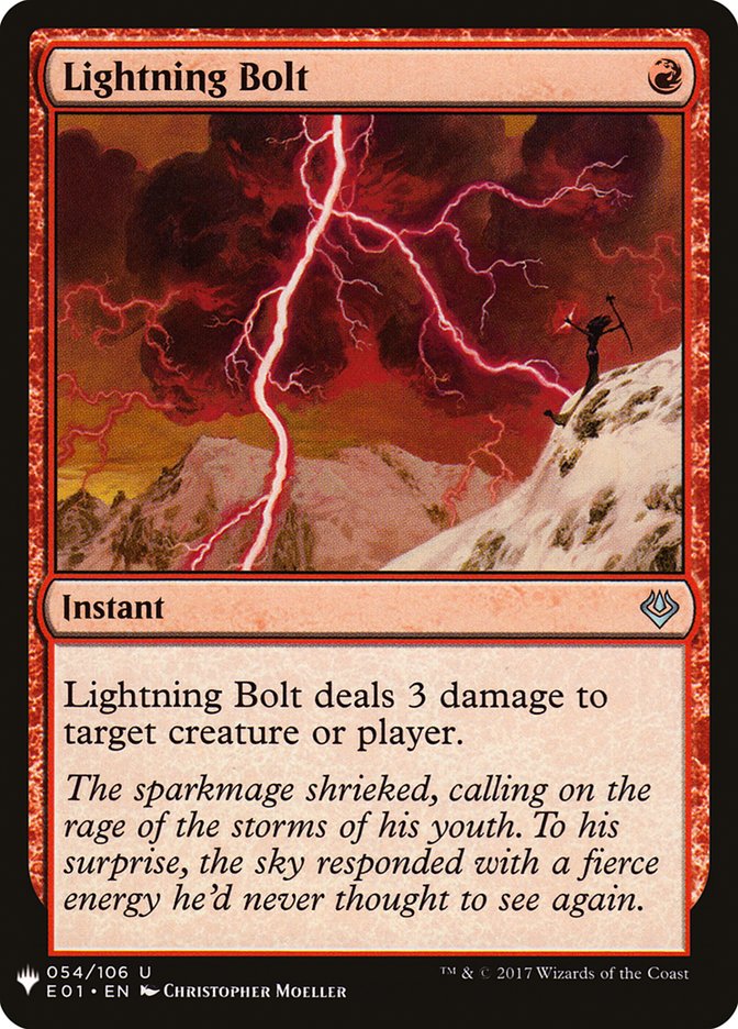 Lightning Bolt (E01) [Mystery Booster]