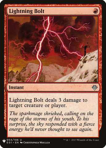 Lightning Bolt (E01) [Mystery Booster]