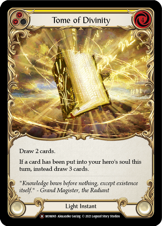 Tome of Divinity [U-MON065-RF] (Monarch Unlimited) Unlimited Rainbow Foil
