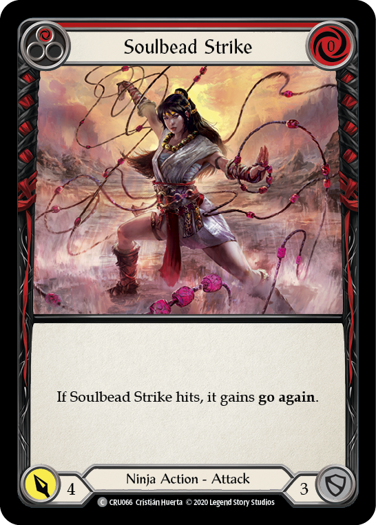 Soulbead Strike (Red) [CRU066] (Crucible of War) 1st Edition Normal