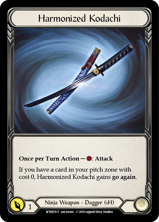 Harmonized Kodachi // Quicken [WTR078-T // WTR225-T] (Welcome to Rathe) Alpha Print Normal
