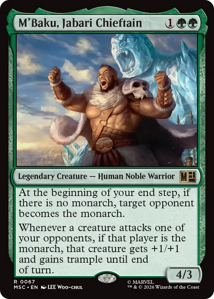 M'Baku, Jabari Chieftain [Marvel Super Heroes Commander]
