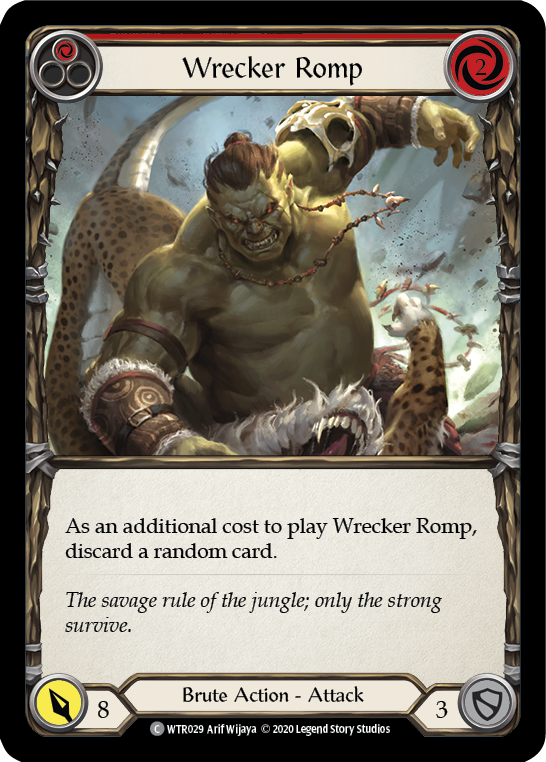 Wrecker Romp (Red) [U-WTR029] (Welcome to Rathe Unlimited) Unlimited Rainbow Foil