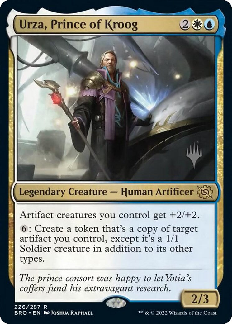 Urza, Prince of Kroog (Promo Pack) [The Brothers' War Promo Pack]
