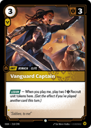 front of card Vanguard Captain [Origins]