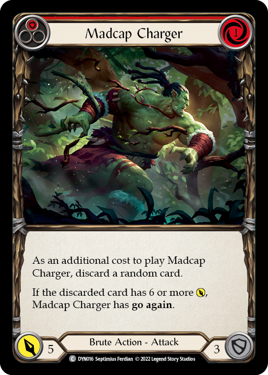 Madcap Charger (Red) [DYN016] (Dynasty) Rainbow Foil