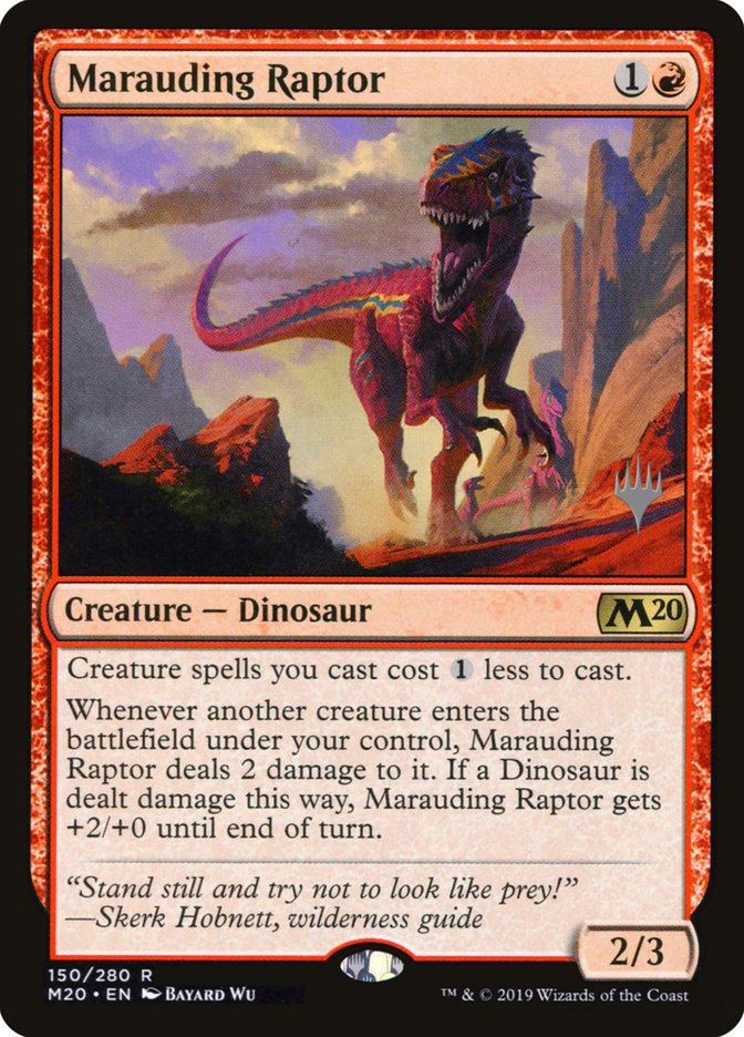 Marauding Raptor (Promo Pack) [Core Set 2020 Promo Pack]