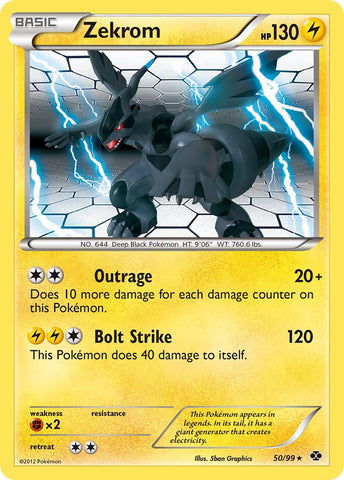 Zekrom (50/99) (Black & White: Next Destinies) [Theme Deck Exclusive]