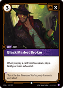 front of card Black Market Broker [Spiritforged] 121/221
