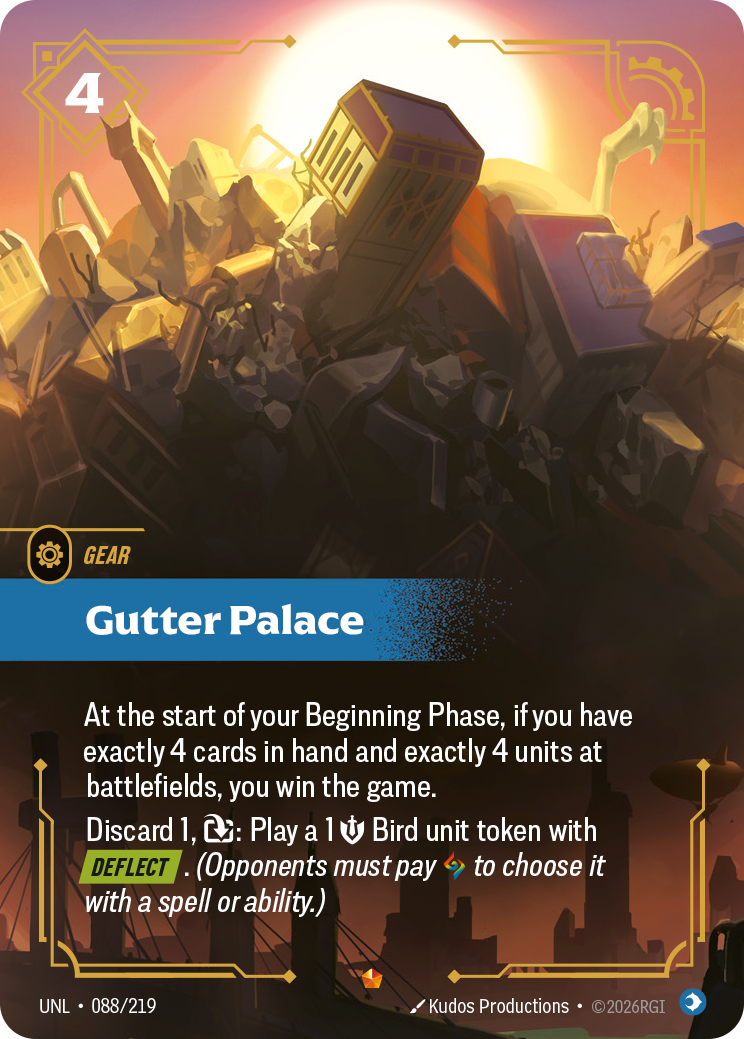 front of card Gutter Palace [Unleashed] 088/219