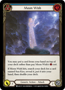 Moon Wish (Blue) [U-ARC187] (Arcane Rising Unlimited) Unlimited Rainbow Foil
