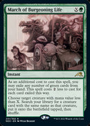 March of Burgeoning Life (Promo Pack) [Kamigawa: Neon Dynasty Promo Pack]