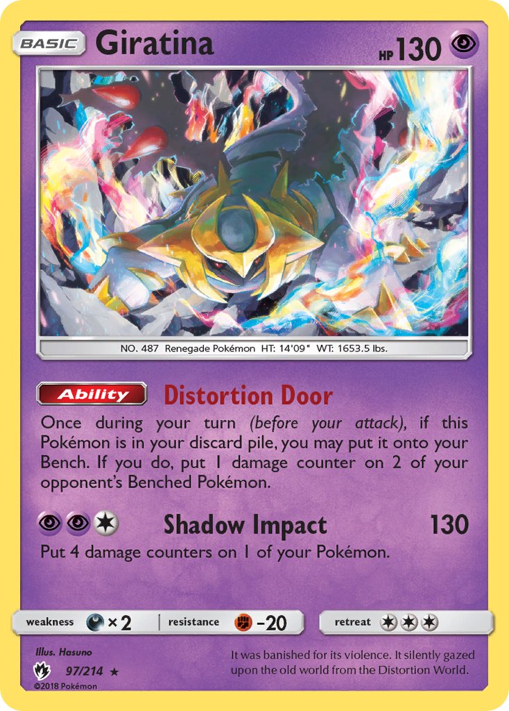 Giratina (97/214) (Sun & Moon: Lost Thunder) [Theme Deck Exclusive]