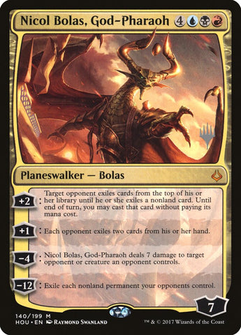 Nicol Bolas, God-Pharaoh (Promo Pack) [Hour of Devastation Promo Pack]