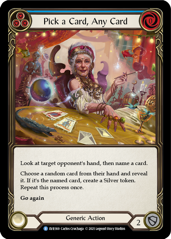 Pick a Card, Any Card (Blue) [EVR169] (Everfest) 1st Edition Normal