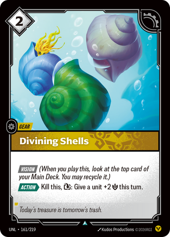 front of card Divining Shells [Unleashed] 161/219