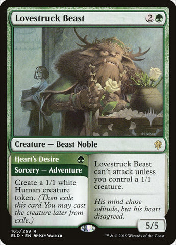 Lovestruck Beast // Heart's Desire (Promo Pack) [Throne of Eldraine Promo Pack]