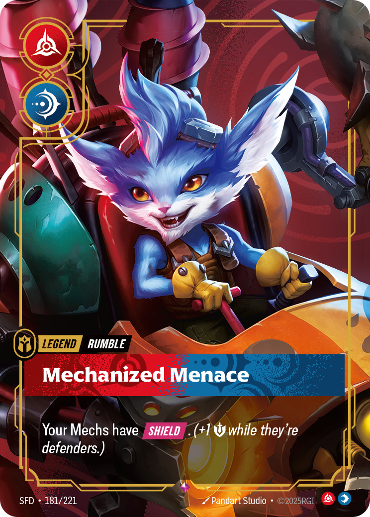 front of card Rumble, Mechanized Menace [Spiritforged] 181/221