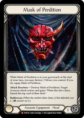 Mask of Perdition [DYN118] (Dynasty) Cold Foil