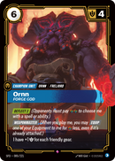 front of card Ornn, Forge God [Spiritforged] 085/221