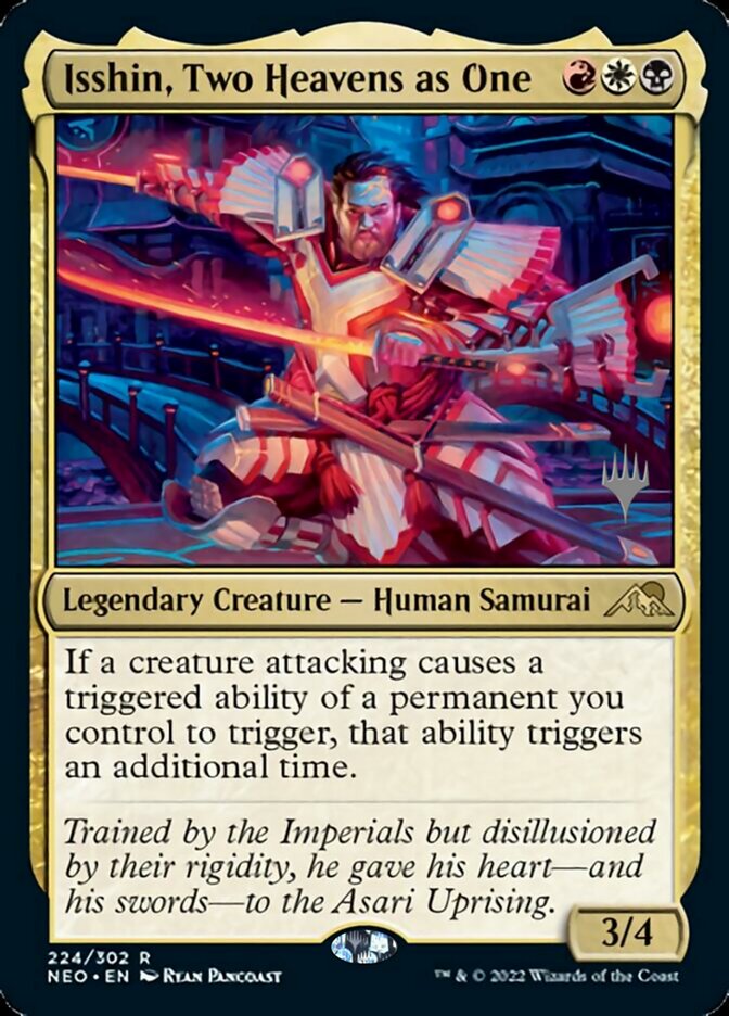 Isshin, Two Heavens as One (Promo Pack) [Kamigawa: Neon Dynasty Promo Pack]