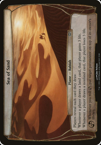 (Oversized Plane) Sea of Sand [Planechase]