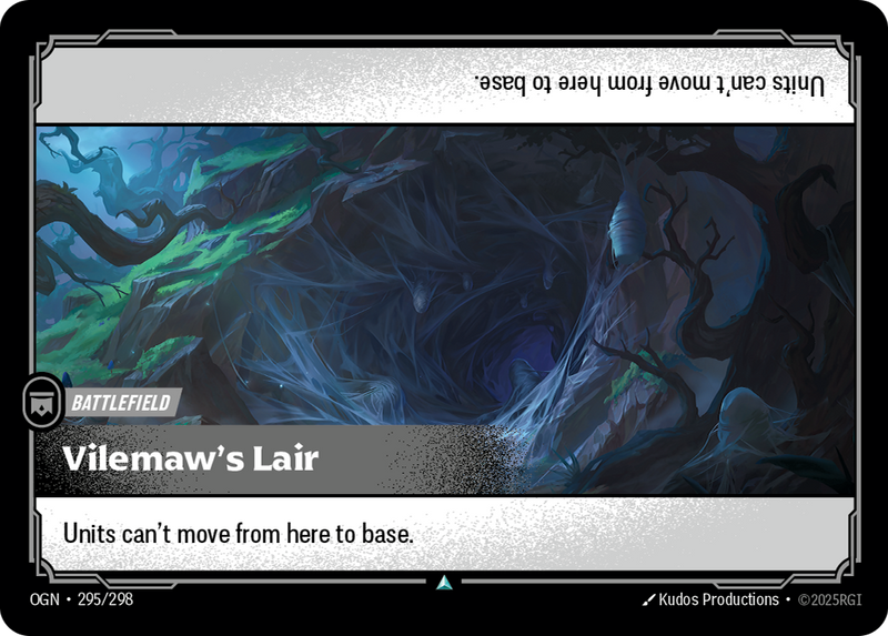 front of card Vilemaw's Lair [Origins]