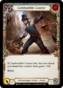 Combustible Courier (Blue) [CRU111] (Crucible of War) 1st Edition Rainbow Foil