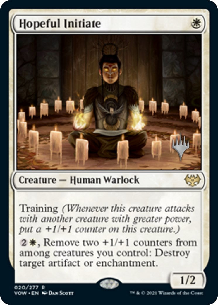 Hopeful Initiate (Promo Pack) [Innistrad: Crimson Vow Promo Pack]