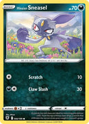 Hisuian Sneasel (092/189) (Sword & Shield: Astral Radiance) [Theme Deck Exclusive]