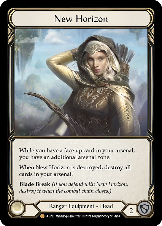 New Horizon [ELE213] (Tales of Aria) 1st Edition Cold Foil
