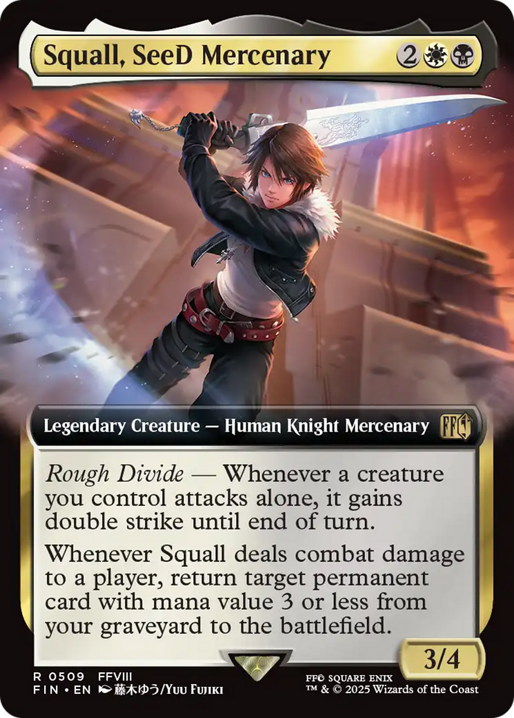Squall, SeeD Mercenary (Extended Art) [FINAL FANTASY]