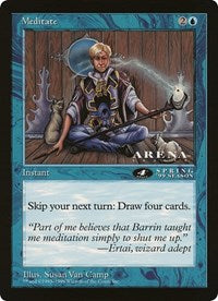 (Oversized) Meditate (4th Place) [Oversize Cards]