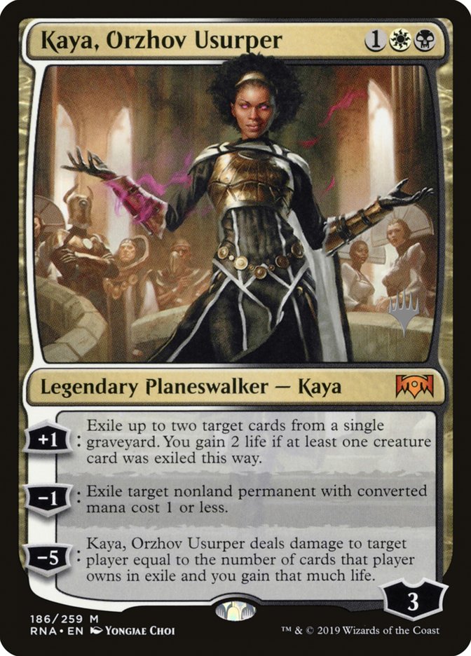 Kaya, Orzhov Usurper (Promo Pack) [Ravnica Allegiance Promo Pack]
