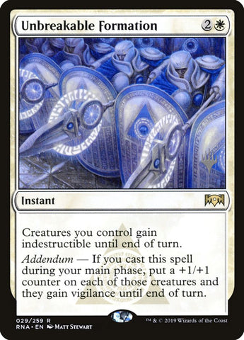 Unbreakable Formation (Promo Pack) [Ravnica Allegiance Promo Pack]