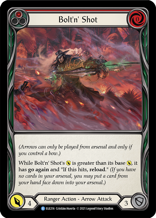 Bolt'n' Shot (Red) [ELE216] (Tales of Aria) 1st Edition Normal