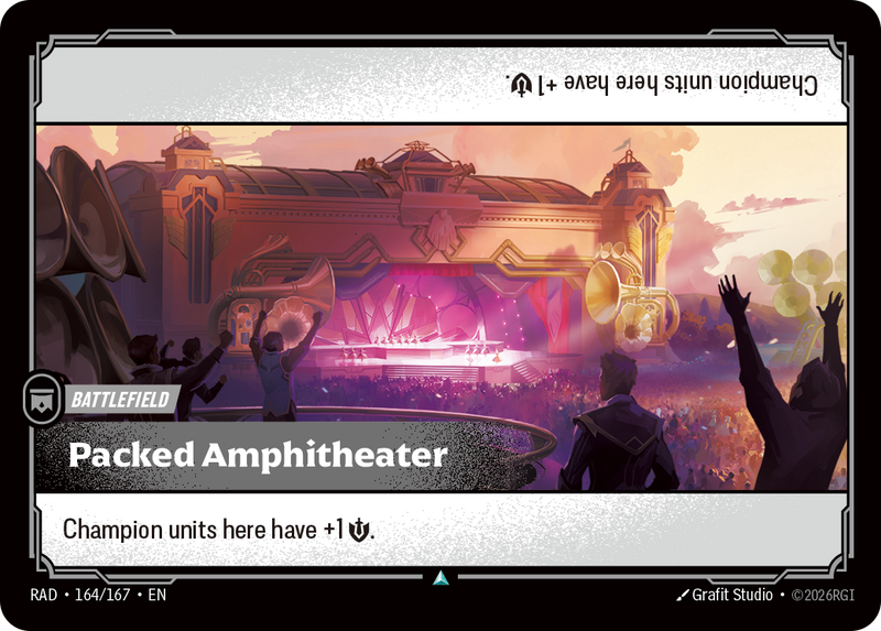 front of card Packed Amphitheater [Radiance] 164/167