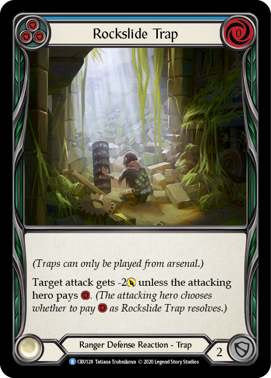 Rockslide Trap [CRU128] (Crucible of War) 1st Edition Normal
