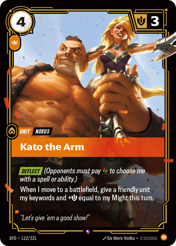 front of card Kato the Arm [Spiritforged] 112/221
