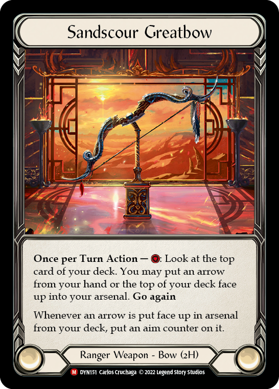 Sandscour Greatbow [DYN151] (Dynasty) Rainbow Foil