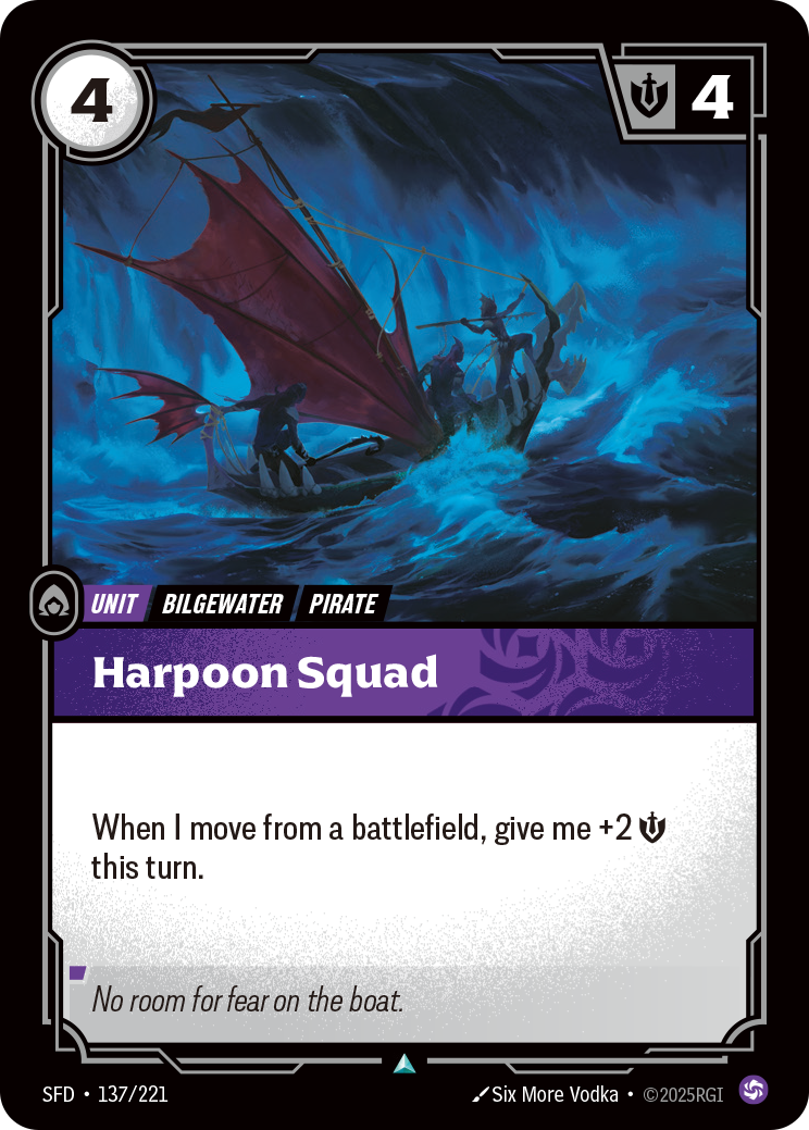 front of card Harpoon Squad [Spiritforged] 137/221