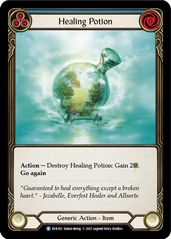 Healing Potion [EVR183] (Everfest) 1st Edition Cold Foil