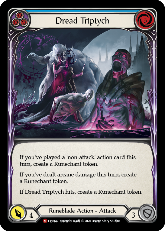 Dread Triptych [CRU142] (Crucible of War) 1st Edition Normal