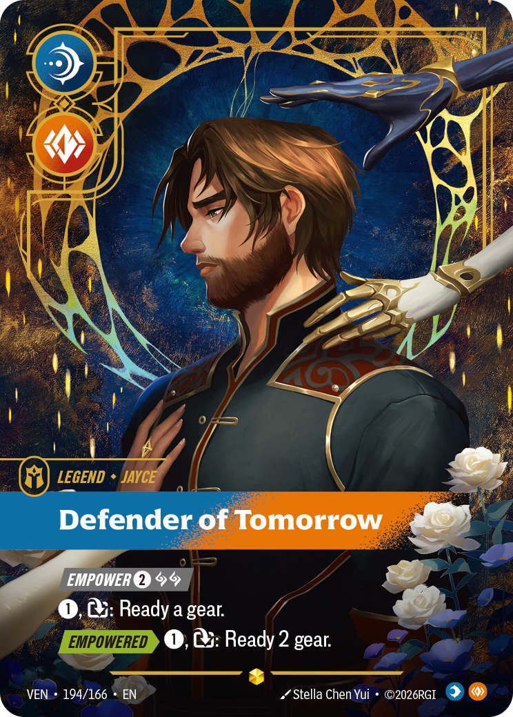 front of card Jayce - Defender of Tomorrow (Overnumbered) [Vendetta] 194/166