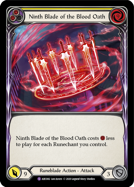Ninth Blade of the Blood Oath [U-ARC082] (Arcane Rising Unlimited) Unlimited Normal