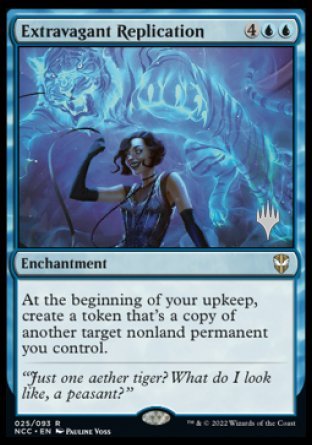 Extravagant Replication (Promo Pack) [Streets of New Capenna Commander Promo Pack]