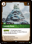 front of card Lonely Poro [Spiritforged] 036/221